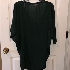 NWOT Hunter Green Market &Spruce Dolman Top XL